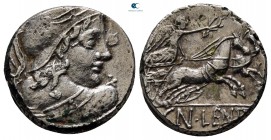 Cn. Cornelius Lentulus Clodianus 88 BC. Rome. Denarius AR