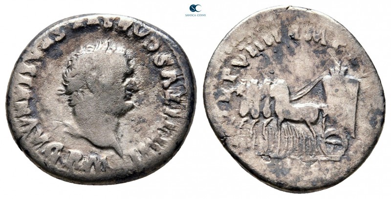 Titus AD 79-81. Rome
Denarius AR

18 mm., 2,84 g.



nearly very fine