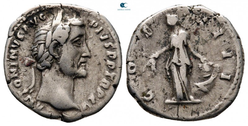 Antoninus Pius AD 138-161. Rome
Denarius AR

19 mm., 3,14 g.



very fine