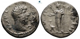 Lucius Verus AD 161-169. contemporary imitation. Rome. Denarius AR