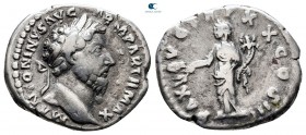 Marcus Aurelius AD 161-180. Struck AD 166. Rome. Denarius AR