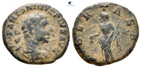 Elagabal AD 218-222. Rome. Fourreé Denarius Æ