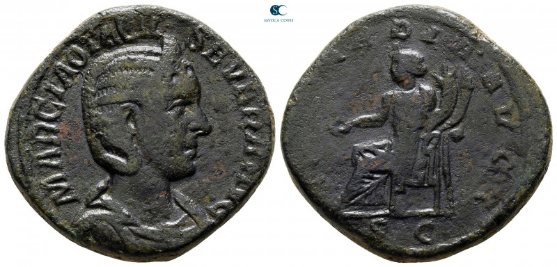 Otacilia Severa AD 244-249. Rome
Sestertius Æ

29 mm., 21,45 g.



very f...