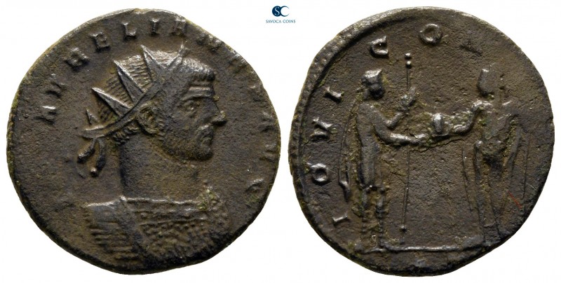 Aurelian AD 270-275. Serdica
Antoninianus Æ

21 mm., 2,97 g.



very fine...