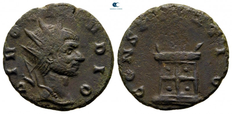 Divus Claudius II (Gothicus) AD 270. Rome
Antoninianus Æ

19 mm., 2,78 g.

...