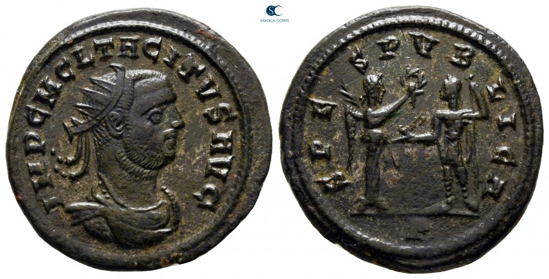 Tacitus AD 275-276. Siscia
Billon Antoninianus

23 mm., 4,62 g.



very f...