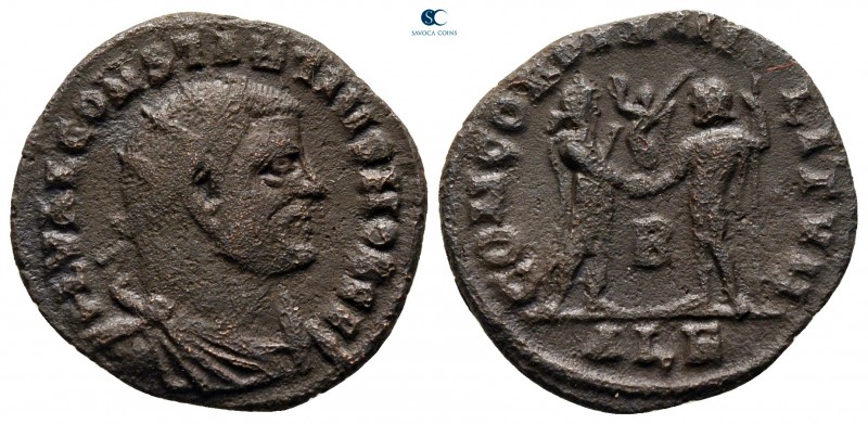 Constantius I Chlorus, as Caesar AD 293-305. Alexandria
Follis Æ

20 mm., 2,7...