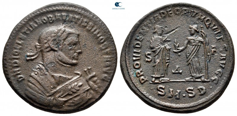 Diocletian, as Senior Augustus AD 305-311. Serdica
Follis Æ

27 mm., 9,42 g....