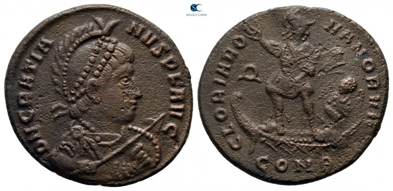 Gratian AD 375-383. Constantinople
Follis Æ

22 mm., 4,67 g.



very fine...