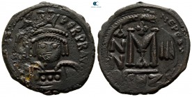 Heraclius AD 610-641. Cyzicus. Follis or 40 Nummi Æ