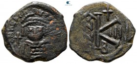 Heraclius AD 610-641. Cyzicus. Half Follis or 20 Nummi Æ
