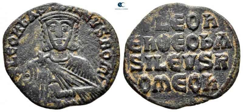 Leo VI the Wise AD 886-912. Constantinople
Follis Æ

25 mm., 3,64 g.



v...