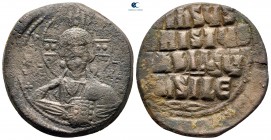 Attributed to Basil II and Constantine VIII AD 976-1028. Constantinople. Anonymous Follis Æ