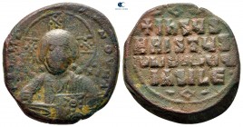 Attributed to Basil II and Constantine VIII AD 976-1028. Constantinople. Anonymous Follis Æ
