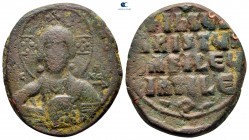 Attributed to Basil II and Constantine VIII AD 976-1028. Constantinople. Anonymous Follis Æ