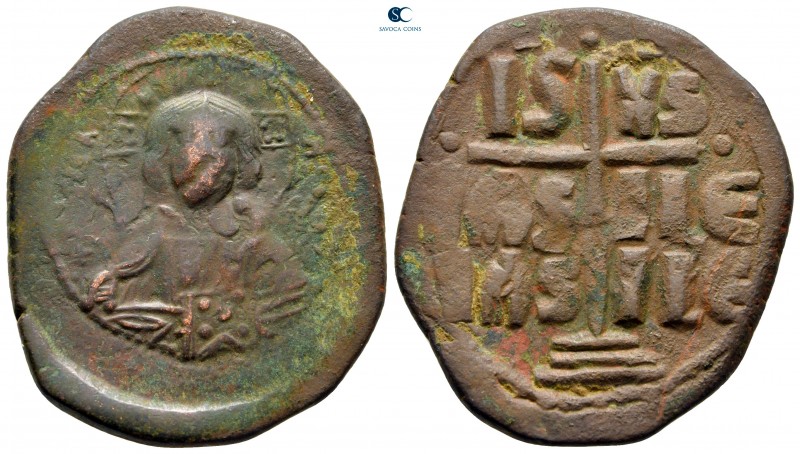 Romanus III Argyrus AD 1028-1034. Constantinople
Anonymous Follis Æ

36 mm., ...