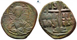 Romanus III Argyrus AD 1028-1034. Constantinople. Anonymous Follis Æ