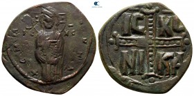 Michael IV AD 1034-1041. Constantinople. Anonymous Follis Æ