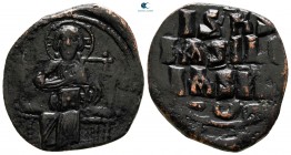Constantine IX Monomachus AD 1042-1055. Constantinople. Anonymous Follis Æ