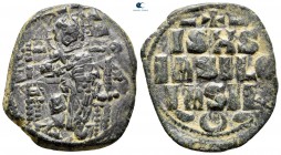 Constantine IX Monomachus AD 1042-1055. Constantinople. Anonymous Follis Æ