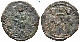 Constantine X Ducas and Eudocia AD 1059-1067. Constantinople. Follis or 40 Nummi Æ