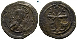 Nicephorus III Botaniates AD 1078-1081. Constantinople. Anonymous Follis Æ