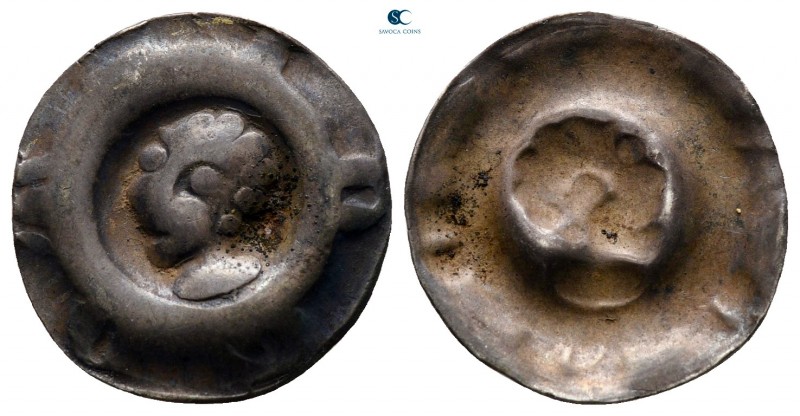 Before AD 1375. Gotha
Brakteat AR

16 mm., 0,39 g.



very fine