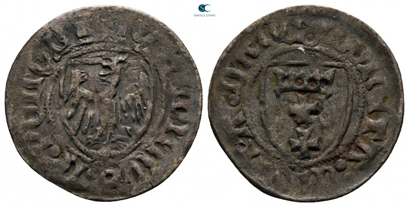 Poland. Danzig. AD 1447-1492.
Schilling

20 mm., 1,11 g.



nearly very f...