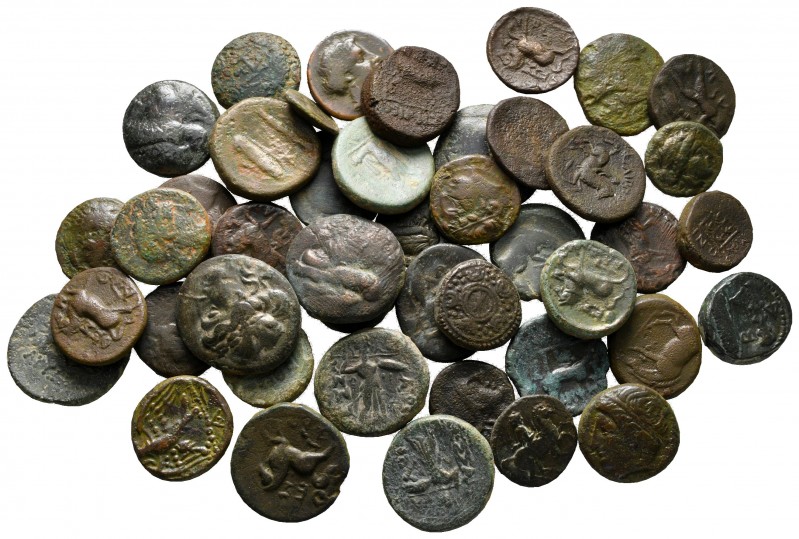 Lot of ca. 45 greek bronze coins / SOLD AS SEEN, NO RETURN!

very fine