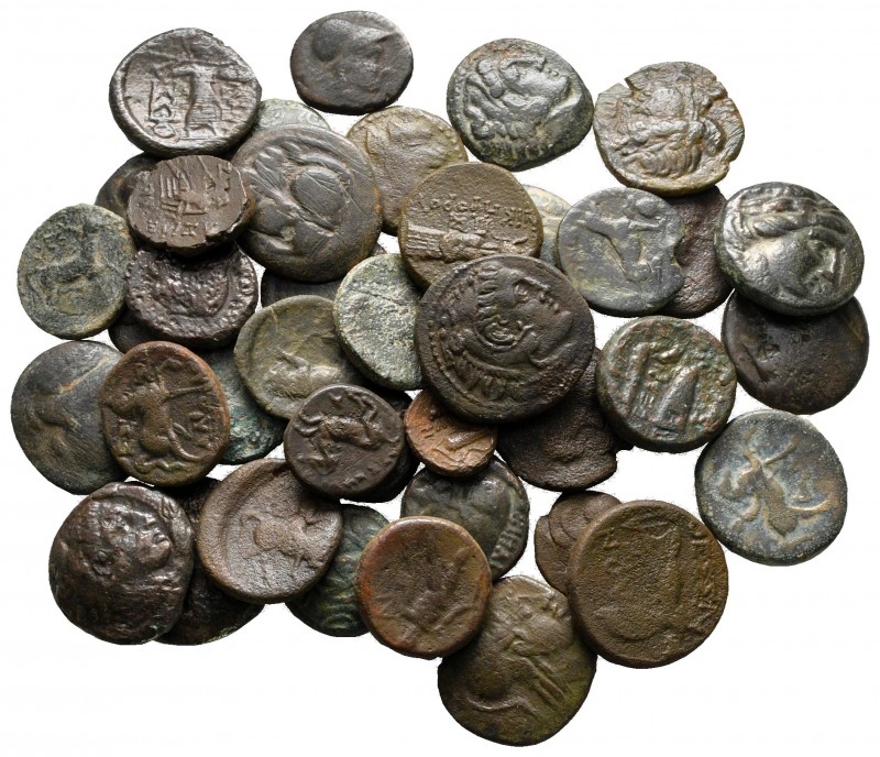 Lot of ca 40 greek bronze coins / SOLD AS SEEN, NO RETURN!

very fine