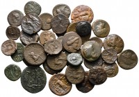 Lot of ca. 40 greek bronze coins / SOLD AS SEEN, NO RETURN!very fine