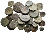 Lot of ca. 30 greek bronze coins / SOLD AS SEEN, NO RETURN!nearly very fine