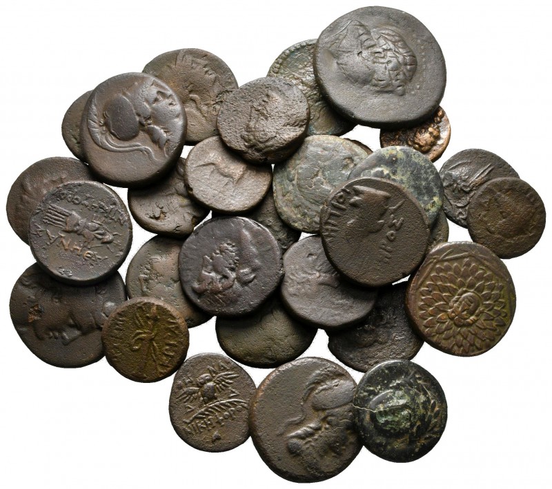 Lot of ca. 30 greek bronze coins / SOLD AS SEEN, NO RETURN!

nearly very fine