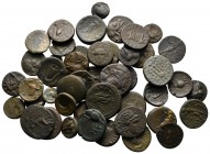 Lot of ca. 50 greek bronze coins / SOLD AS SEEN, NO RETURN!nearly very fine