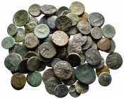 Lot of ca. 84 greek bronze coins / SOLD AS SEEN, NO RETURN!nearly very fine