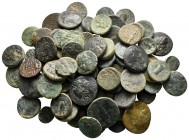 Lot of ca. 84 greek bronze coins / SOLD AS SEEN, NO RETURN!nearly very fine