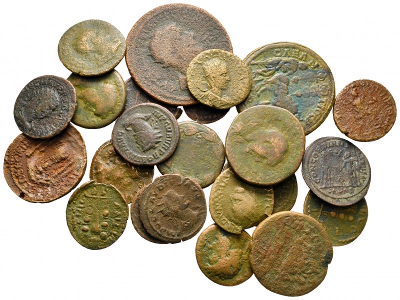 Lot of ca. 24 roman provincial bronze coins / SOLD AS SEEN, NO RETURN!

fine