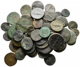 Lot of ca. 60 roman provincial bronze coins / SOLD AS SEEN, NO RETURN!nearly very fine