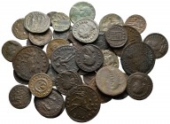 Lot of ca. 40 late roman bronze coins / SOLD AS SEEN, NO RETURN!very fine