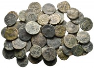Lot of ca. 60 late roman bronze coins / SOLD AS SEEN, NO RETURN!very fine