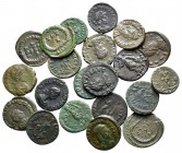 Lot of ca. 21 late roman bronze coins / SOLD AS SEEN, NO RETURN!very fine