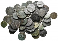 Lot of ca. 50 late roman bronze coins / SOLD AS SEEN, NO RETURN!fine