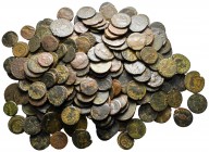 Lot of ca. 200 late roman bronze coins / SOLD AS SEEN, NO RETURN!nearly very fine