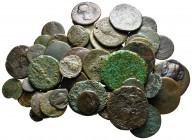 Lot of ca. 50 ancient bronze coins / SOLD AS SEEN, NO RETURN!fine