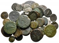 Lot of ca. 50 ancient bronze coins / SOLD AS SEEN, NO RETURN!fine