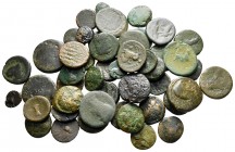Lot of ca. 50 ancient bronze coins / SOLD AS SEEN, NO RETURN!fine