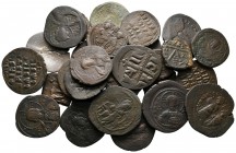 Lot of ca. 30 byzantine bronze coins / SOLD AS SEEN, NO RETURN!very fine