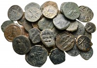 Lot of ca. 40 byzantine bronze coins / SOLD AS SEEN, NO RETURN!very fine