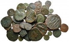 Lot of ca. 52 byzantine bronze coins / SOLD AS SEEN, NO RETURN!fine
