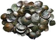 Lot of ca. 100 byzantine scyphate coins / SOLD AS SEEN, NO RETURN!fine